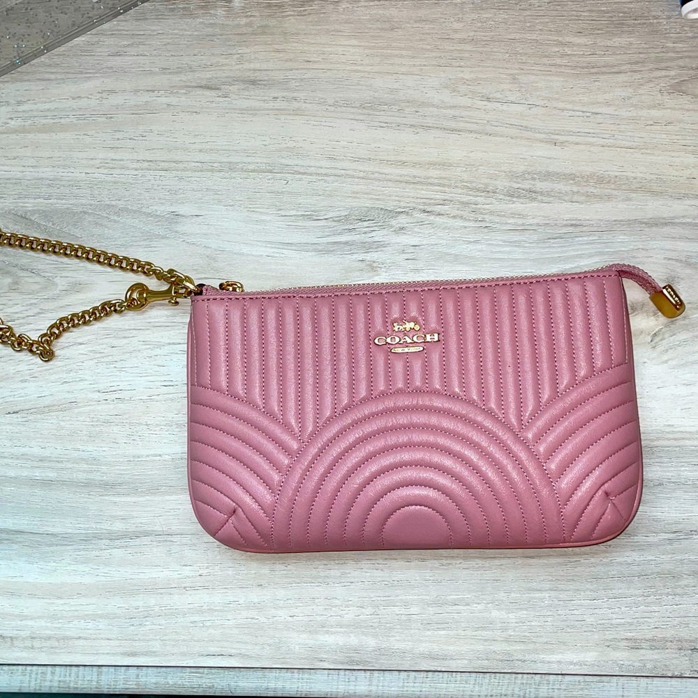 Brand New Pink Coach Wristlet